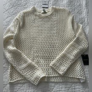 Forever 21 sweater top. New with tags! Color Cream. Size Small.